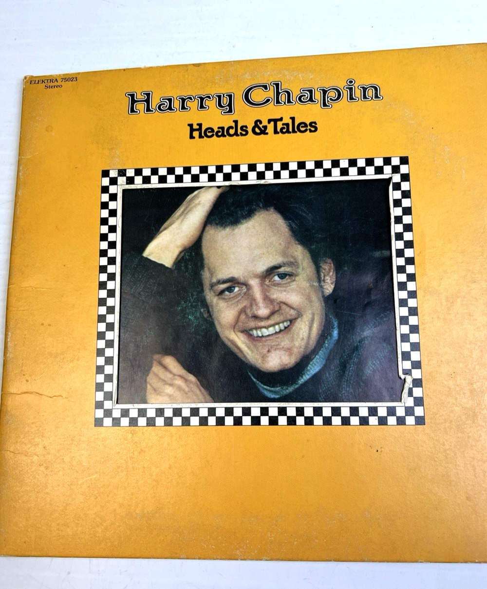 Harry Chapin Heads & Tails Taxi LP Album 1972 Music Rock Singer Songwriter